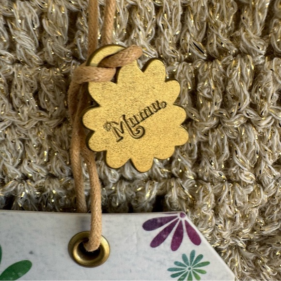 Show Me Your Mumu Crocheted Top With Gold Threading Small NWT - Picture 6 of 7